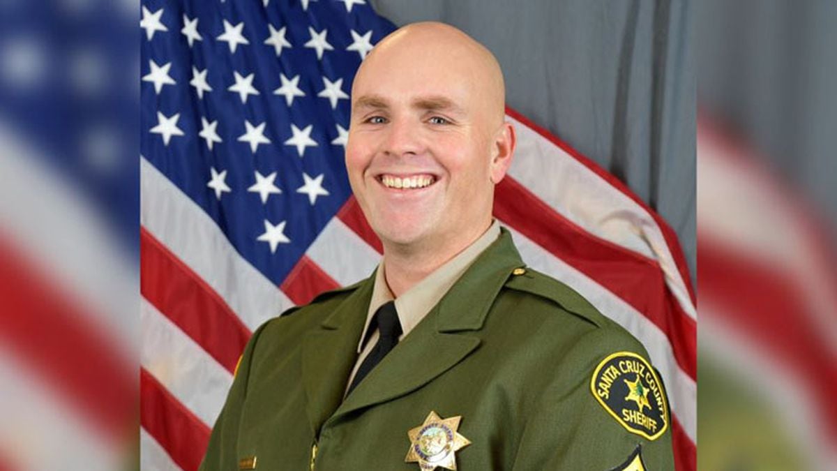 Sgt. Damon Gutzwiller, 38, is being remembered as "a courageous, intelligent, sensitive and a caring man" by the sheriff's office. He was married with children and had worked for the sheriff’s office since 2006. (Source: Santa Cruz County Sheriff's Office/Facebook)