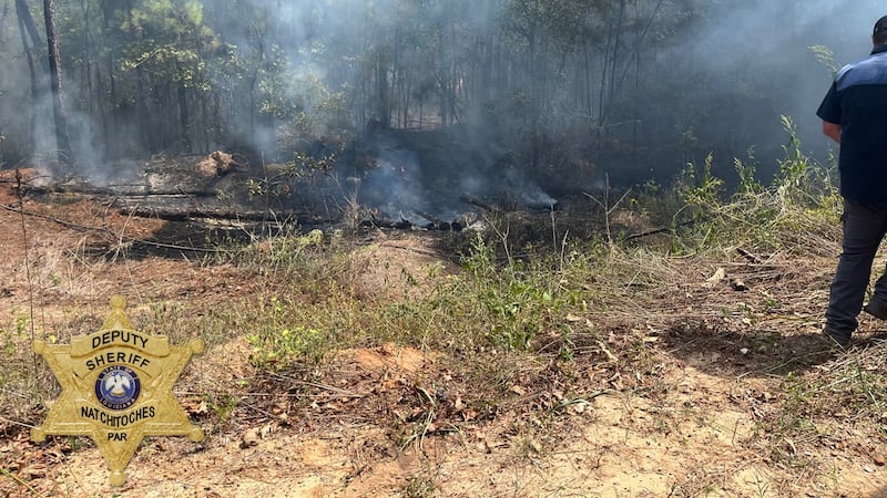 Agencies responded to a woods fire in the Marco area in Natchitoches Parish.
