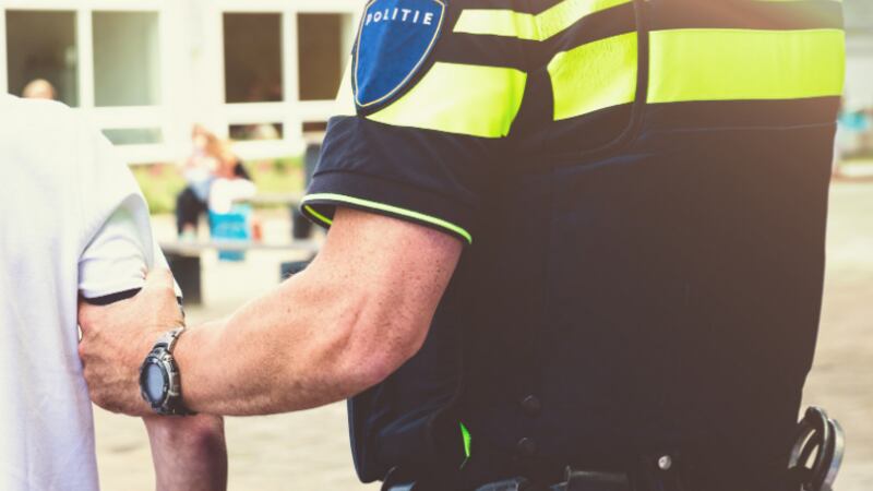 Las Vegas police report a high school student is under arrest after attacking a teacher in a...