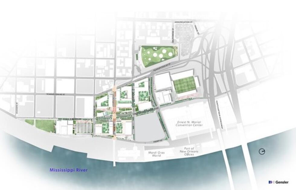 Topgolf plans to build a $40 million entertainment facility near Tchoupitoulas and Race...