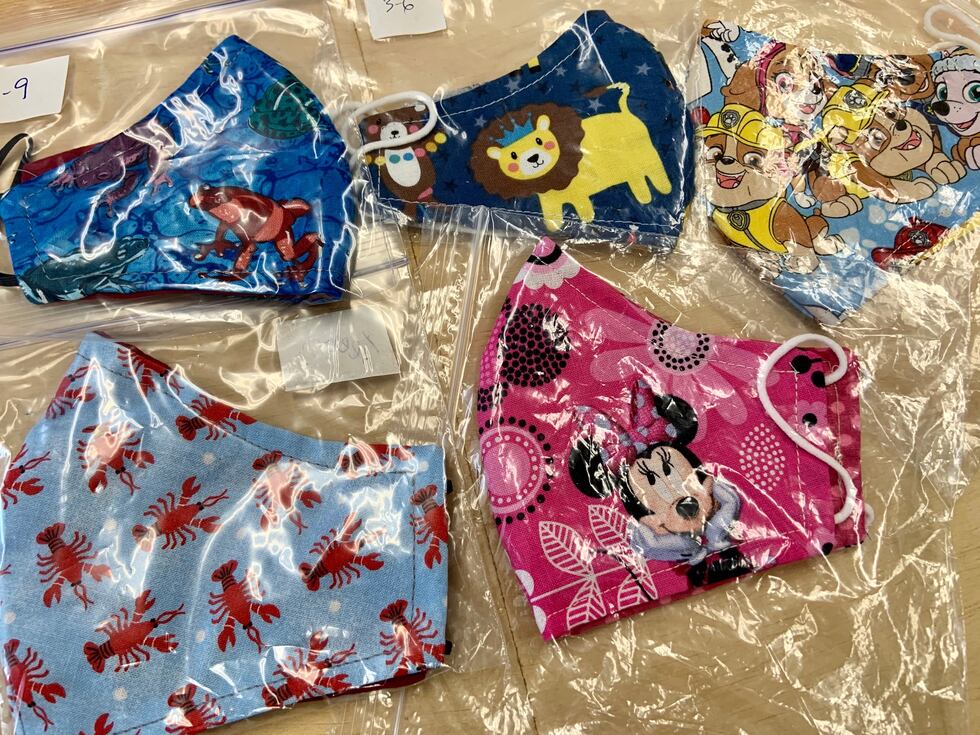 Vinyl Creations stocks a variety of face masks in different sizes and patterns for kids,...