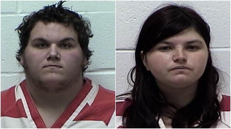 Takoda Miller, 23, and Kendra Beck, 20, were arrested March 22 after being indicted for the...