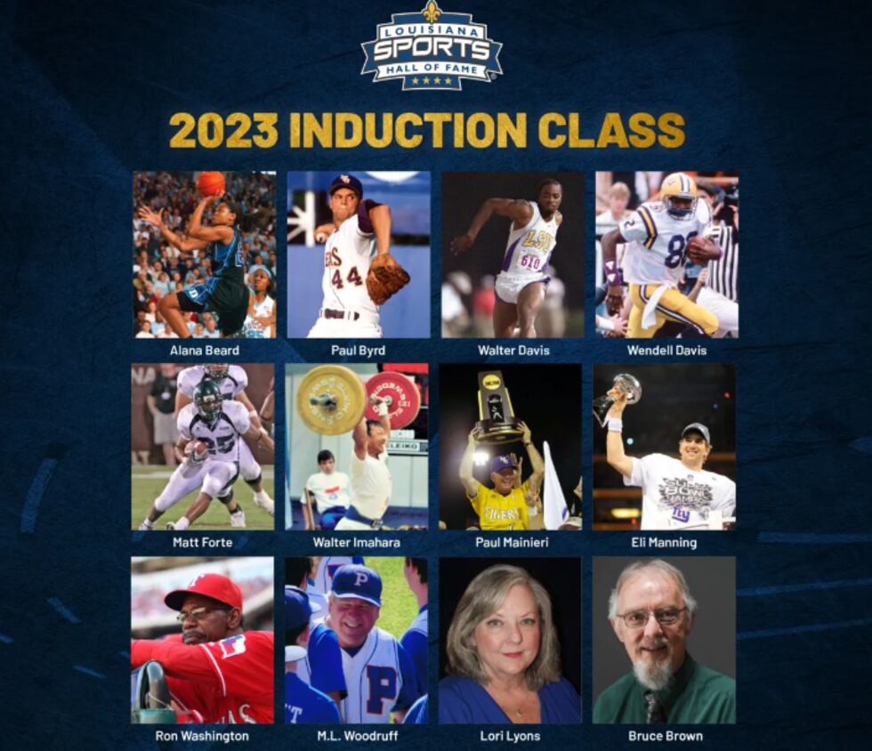 The 2023 Louisiana Sports Hall of Fame Inductees