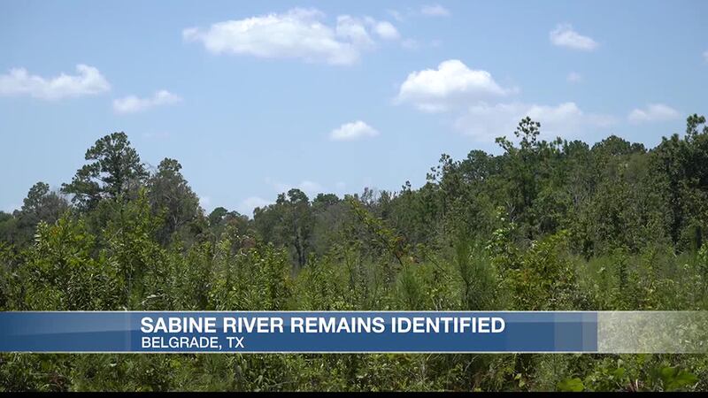 Human remains found near Sabine River identified