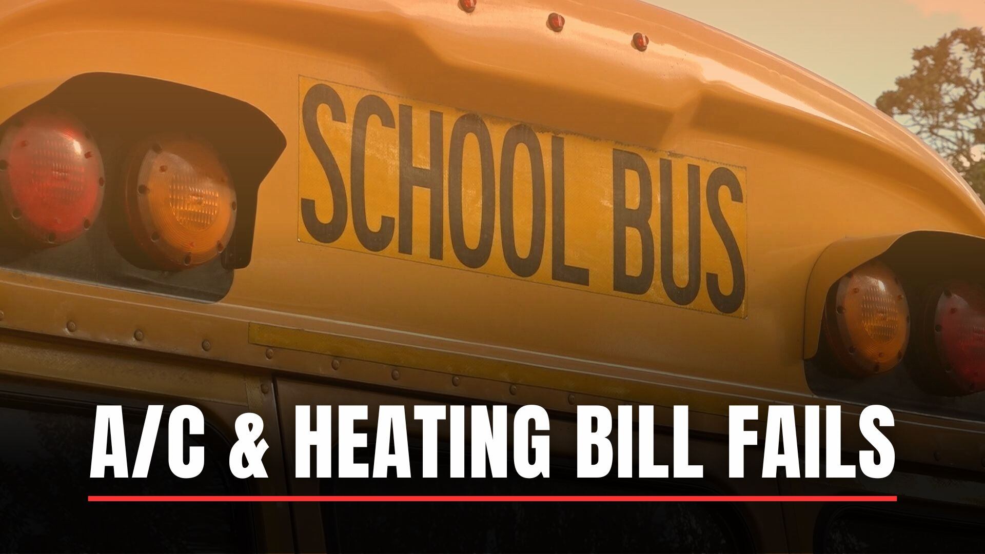 Bill to require La. school buses to have A/C, heating fails in the state House - Vimarsana News