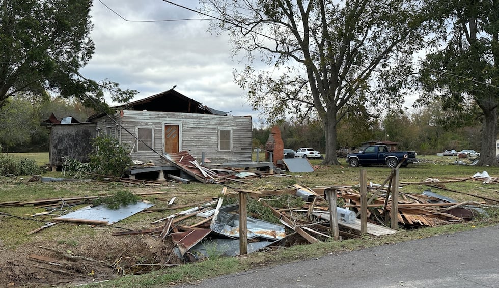 Cottonport tornado damage