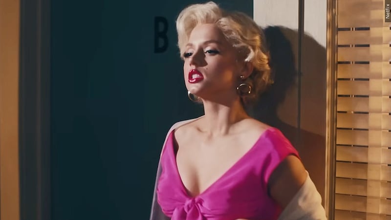 Ana de Armas as Marilyn Monroe in Netflix film 'Blonde.'