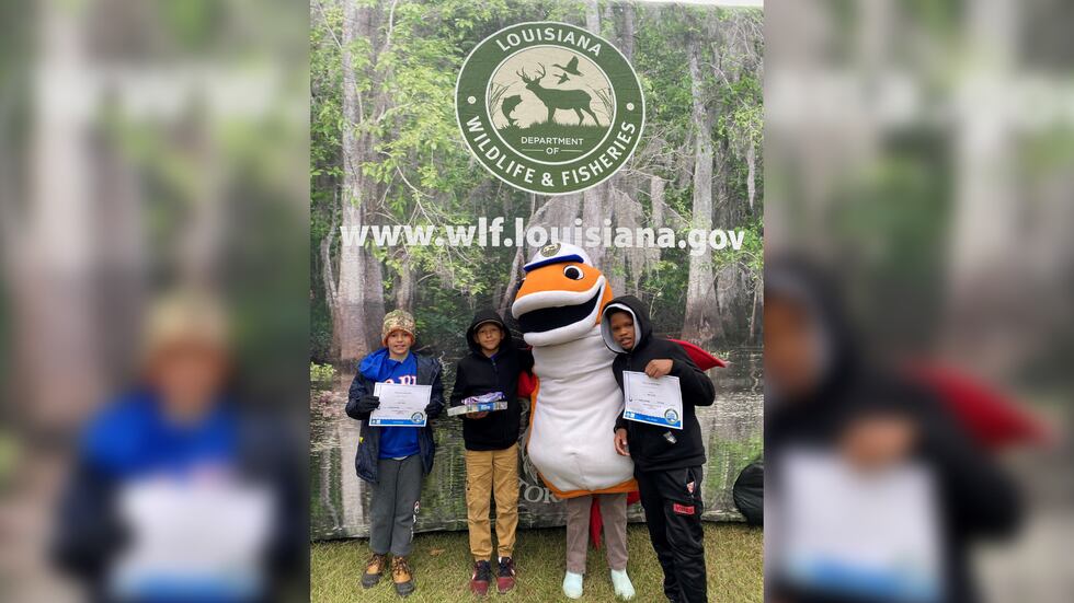 Junior Angler Winners: Ayden Stewart, Rayshawn Martin, Antonio Latchie