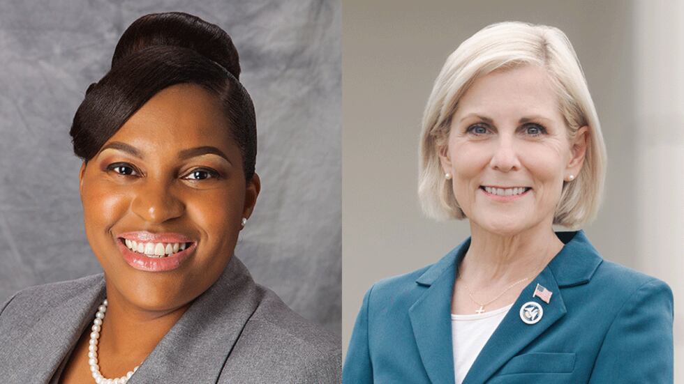 Gwen Collins-Greenup (left) and Nancy Landry (right)