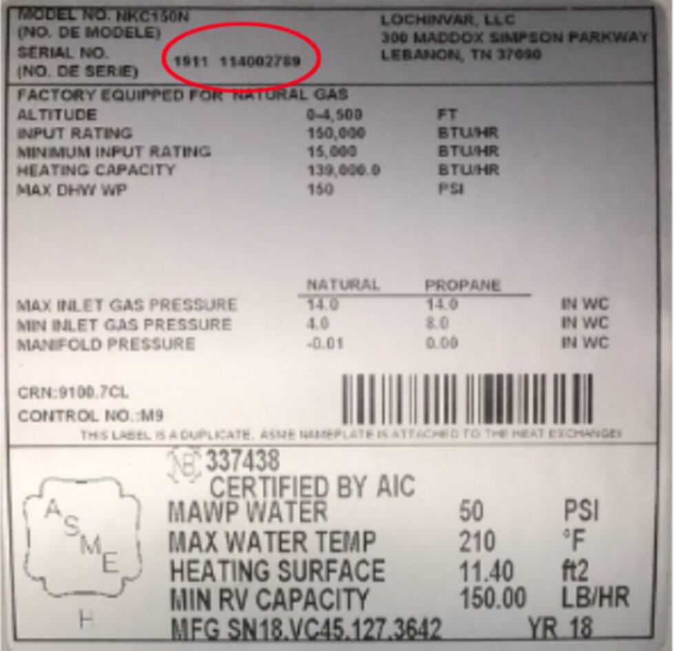 The model number and serial number can be found on the data plate on the product located on...