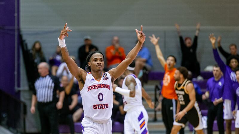 NSU senior point guard DeMarcus Sharp