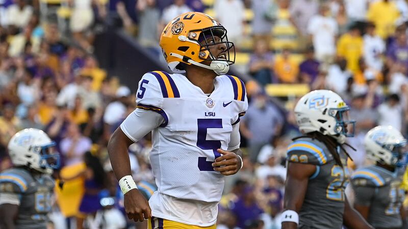 LSU quarterback Jayden Daniels had 28 starts at Arizona State.