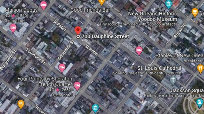 A man fell out of a wheelchair Friday (Feb. 17) in the 700 block of Dauphine Street and was...
