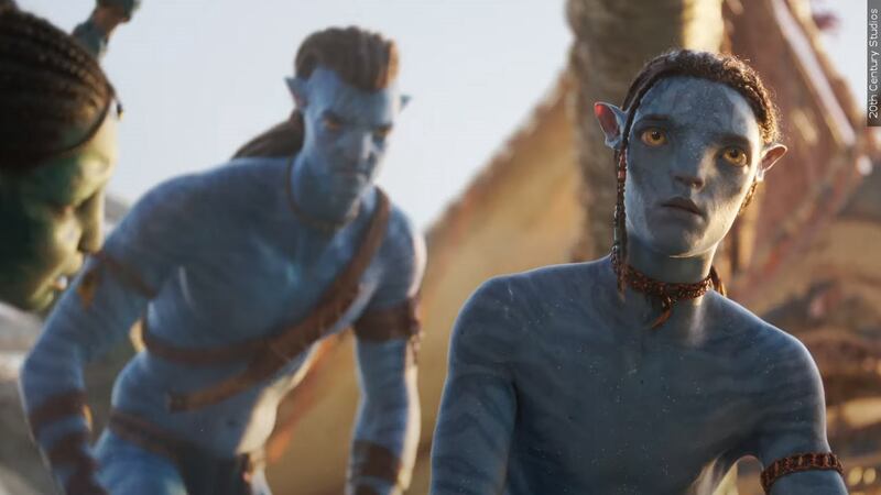 Scene from the movie 'Avatar: The Way of Water'