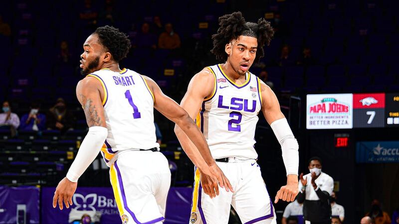 LSU forward Trendon Watford (2)