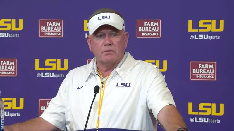 LSU head coach Brian Kelly
