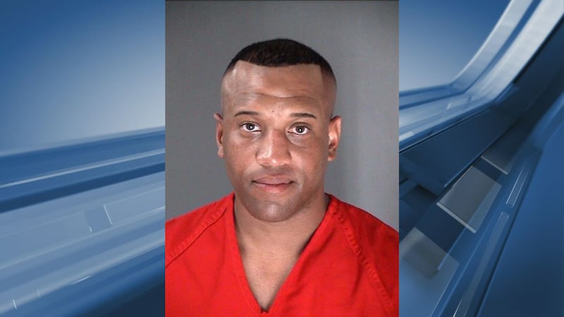 Louisiana State Trooper Aubin Young following a DWI arrest in Atlanta, Georgia, in June 2022.